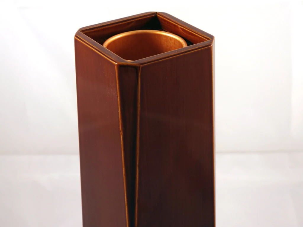 Vase Coins Tronqués - Laque Hida Shunkei – Image 4