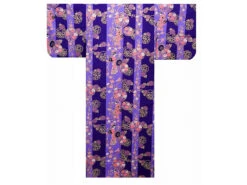 Yukata Femme "Geisha" - Violet - Taille M