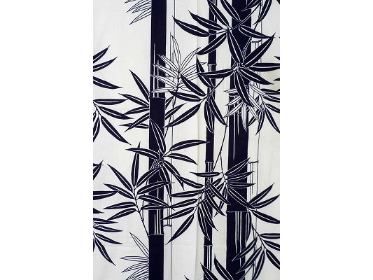 Yukata Femme "bambou" - Blanc - Taille M – Image 2