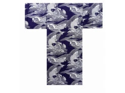 Yukata Homme "carpe KoĂŻ" - Navy - Taille L